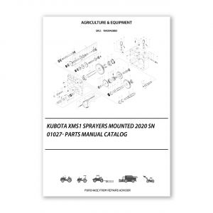 RA0042883_Kubota-XMS1-Sprayers-Mounted-2020-Sn-01027-Parts-Manual-Catalog
