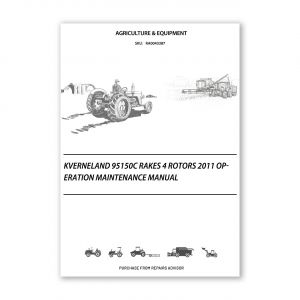 RA0043387_Kverneland-95150C-Rakes-4-rotors-2011-Operation-Maintenance-Manual