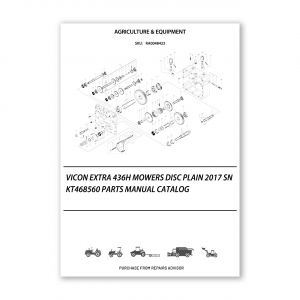 RA0048423_Vicon-Extra-436H-Mowers-Disc-Plain-2017-Sn-KT468560-Parts-Manual-Catalog
