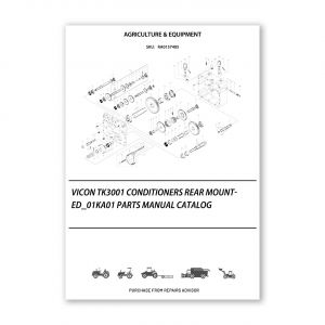 RA0157405_Vicon-TK3001-Conditioners-Rear-mounted_01KA01-Parts-Manual-Catalog