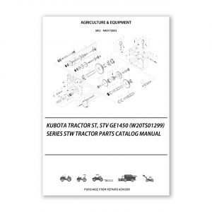 RA0172053_Kubota-Tractor-ST-STV-GE1450-W20TS01299-SERIES-STW-Tractor-Parts-Catalog-Manual