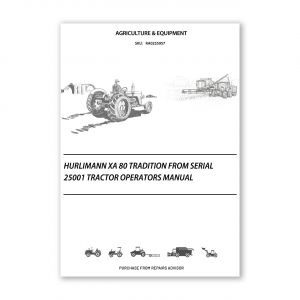 RA0255957_Hurlimann-XA-80-TRADITION-from-serial-25001-Tractor-Operators-Manual