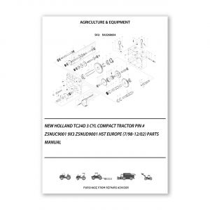 RA0268604_New-Holland-Tc24D-3-Cyl-Compact-Tractor-Pin-Z5Nuc9001-9X3-Z5Nud9001-Hst-Europe-7-98-12-02-Parts-Manual