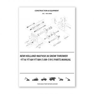 RA0139608_New-Holland-9607450-36-Snow-Thrower-Yt16-Yt16H-Yt18H-1-89-7-91-Parts-Manual