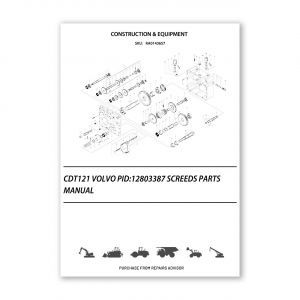 RA0143657_CDT121-Volvo-PID-12803387-Screeds-Parts-Manual
