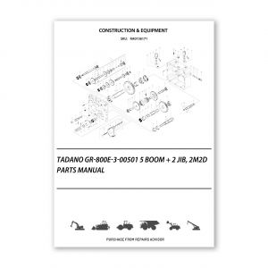 RA0156171_Tadano-Gr-800E-3-00501-5-Boom-2-Jib-2M2D-Parts-manual