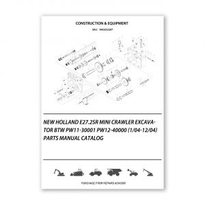 RA0252207_New-Holland-E27-2Sr-Mini-Crawler-Excavator-Btw-Pw11-30001-Pw12-40000-1-04-12-04-Parts-manual-catalog