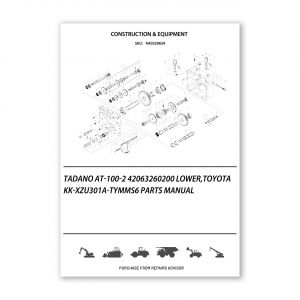RA0320659_Tadano-At-100-2-42063260200-Lower-Toyota-Kk-Xzu301A-Tymms6-Parts-manual