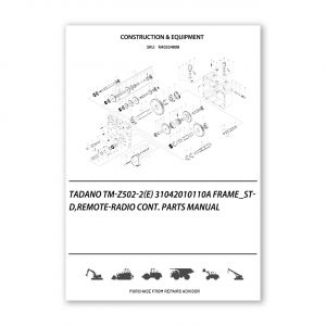 RA0324808_Tadano-Tm-Z502-2-E-31042010110A-Frame_Std-Remote-Radio-Cont-Parts-manual