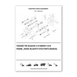 RA0325100_Tadano-Tm-Ze265Hs-4-41008401155A-Frame_Hook-In-Safety-Eyes-Parts-manual