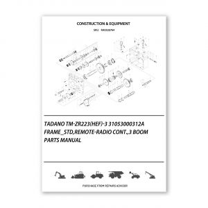 RA0326764_Tadano-Tm-Zr223-Hef-3-31053000312A-Frame_Std-Remote-Radio-Cont-3-Boom-Parts-manual