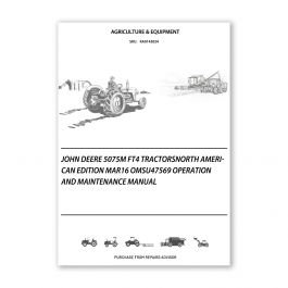 John Deere 5075M FT4 Tractor Operation & Maintenance Manual
