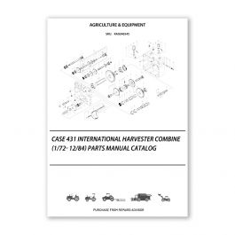 Case 431 International Harvester Combine Parts Manual Catalog