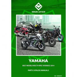 Yamaha BOLT R-SPEC-XVS950CU Motorcycles 2014 Parts Catalog Manual