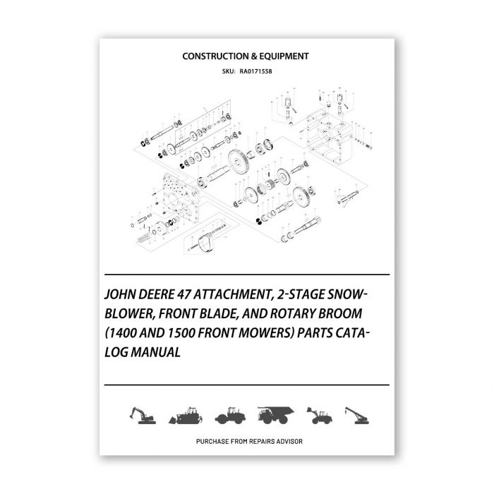 John Deere 47 Attachment Parts Catalog Manual